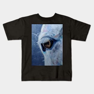 Equine Perspective - Oil Painting Kids T-Shirt